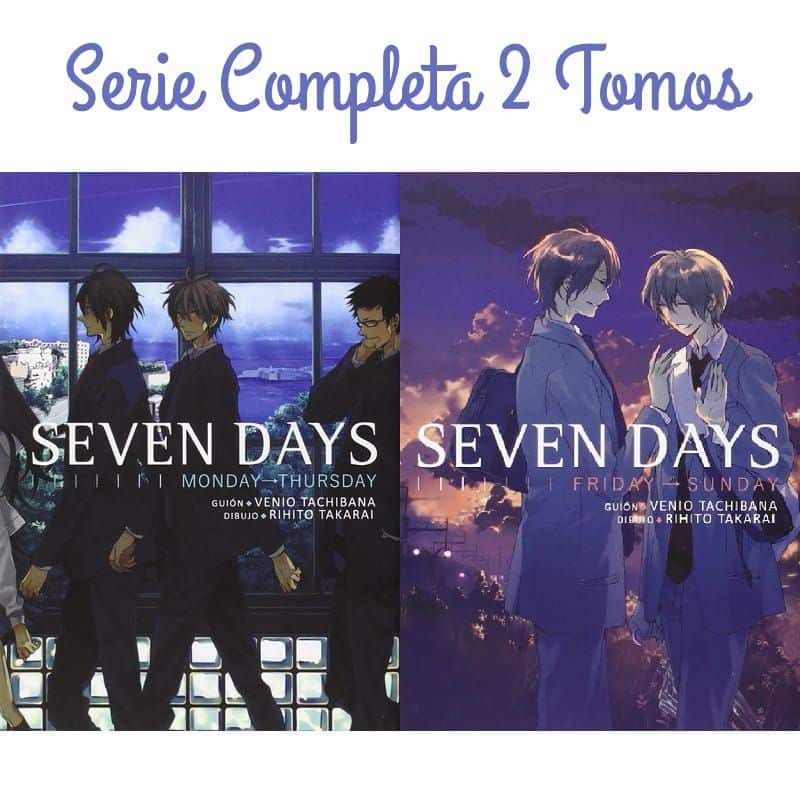 Manga Seven Days, manga yaoi, comprar mangas yaoi, mangas yaoi, comprar manga yaoi