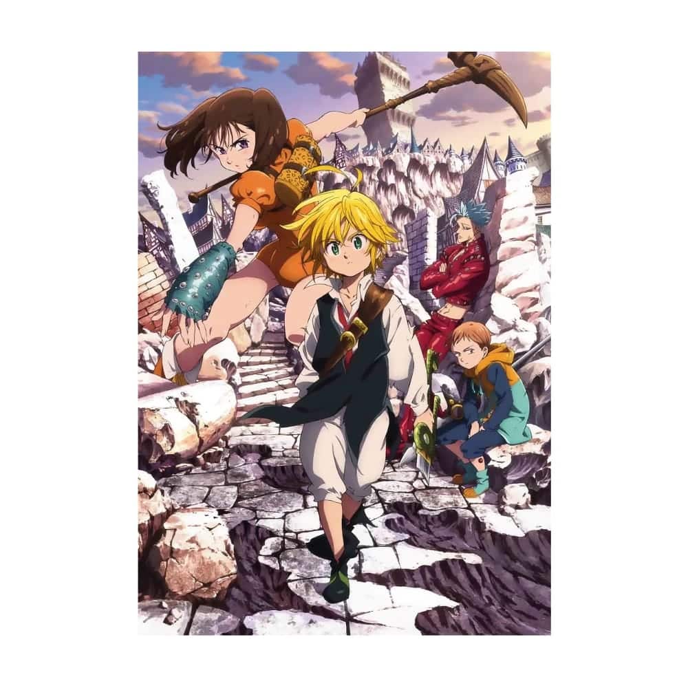 Póster The Seven Deadly Sins (Nanatsu no Taizai) 1 Póster The Seven Deadly Sins