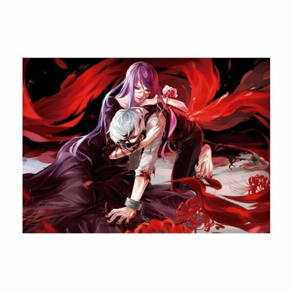 Poster Kaneki y Rize Tokyo Ghoul