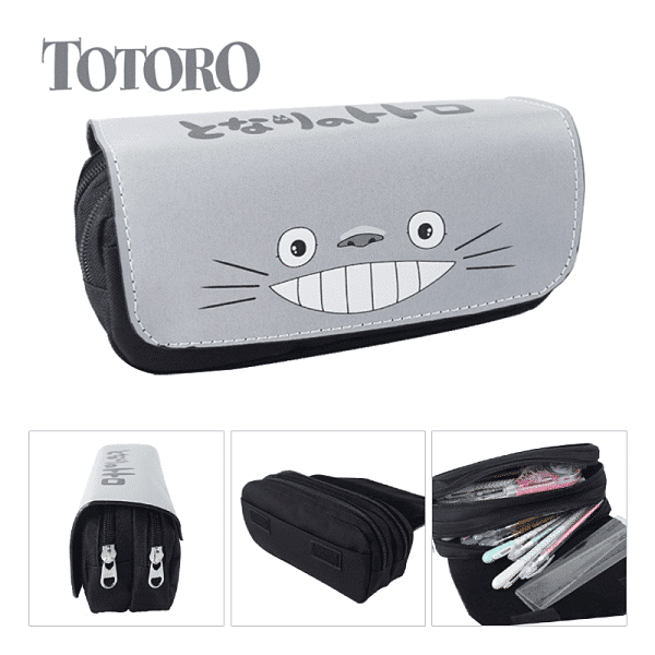 Estuche Totoro Kawaii Ghibli Doble Cremallera