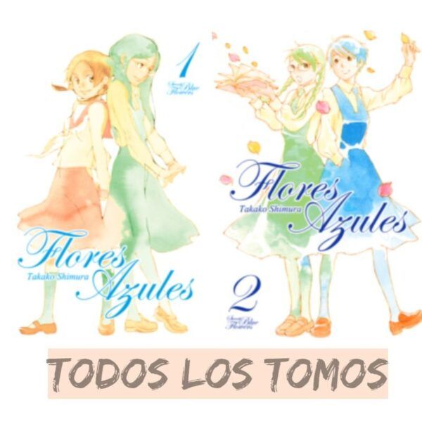 manga flores azules