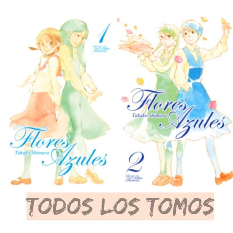 manga flores azules
