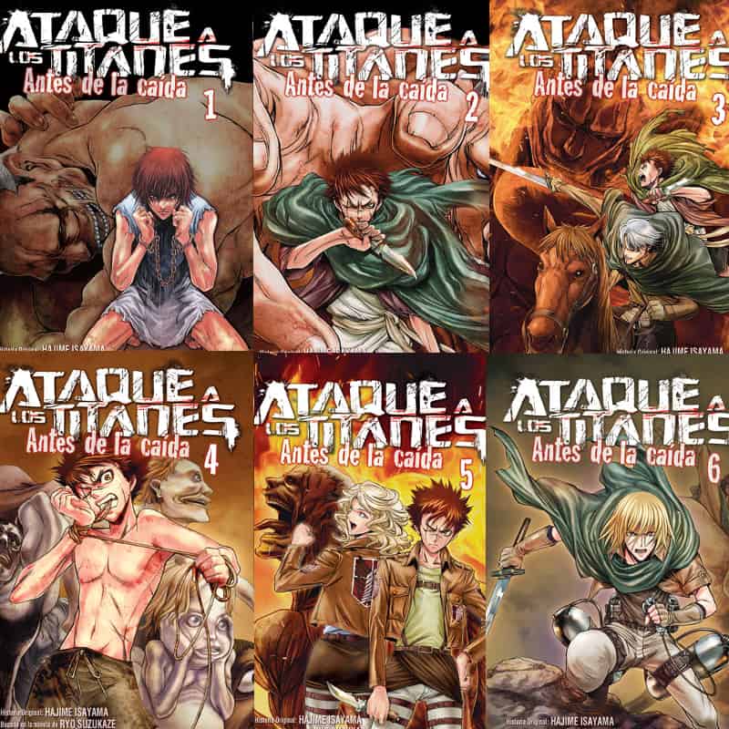 Manga Ataque a los Titanes Antes de la Caida Todos los tomos 2 Manga Ataque a los Titanes Antes de la Caida Todos los tomos - Imagen 2