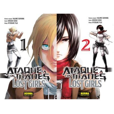 Manga Ataque a los Titanes Lost Girls Tomo 1 y 2 | Spin Off Precuela