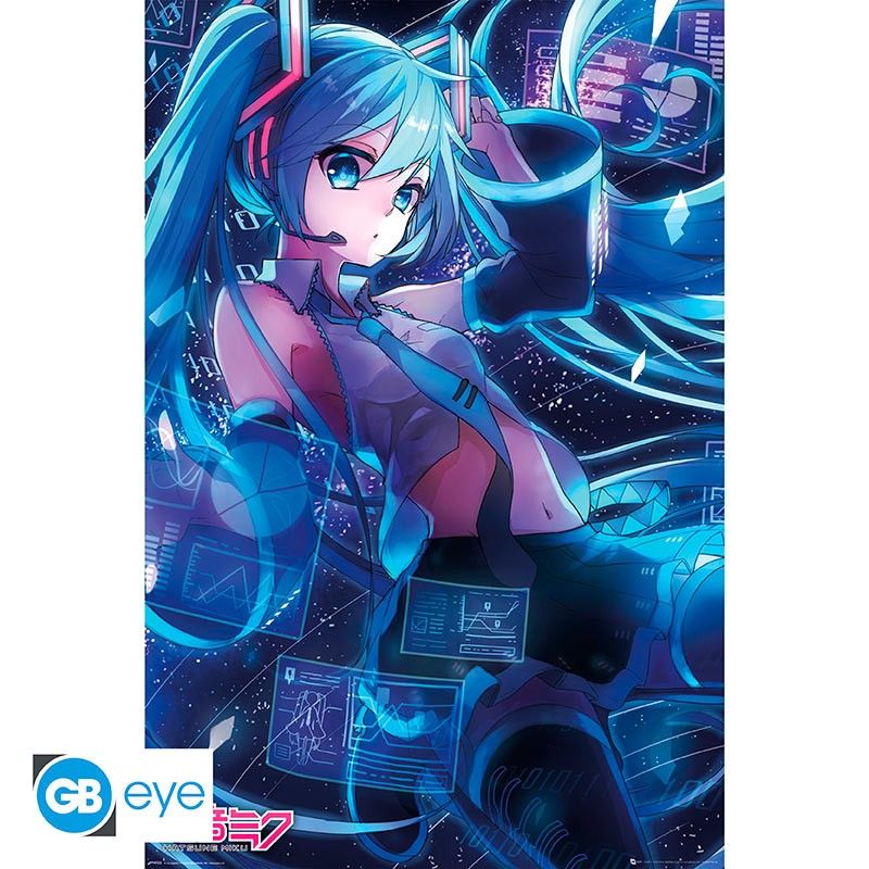 Poster Vocaloid Miku Hatsune 91.5x61cm 1 Poster Vocaloid Miku Hatsune