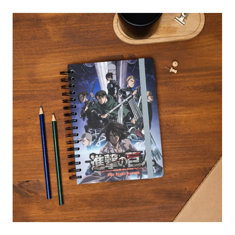 Cuaderno Ataque a los titanes A5