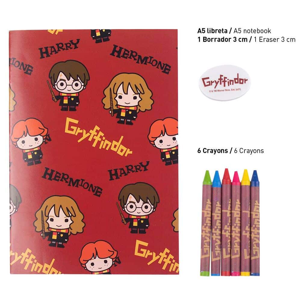 Set Papeleria Harry Potter Kawaii 3 Set Papeleria Harry Potter Kawaii - Imagen 3