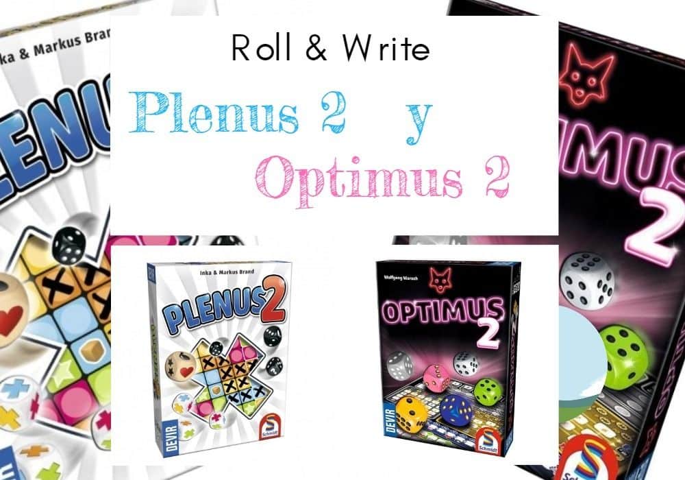 Plenus y Optimus 2: Juegos de Roll and Write Recomendados 1 Plenus y Optimus 2