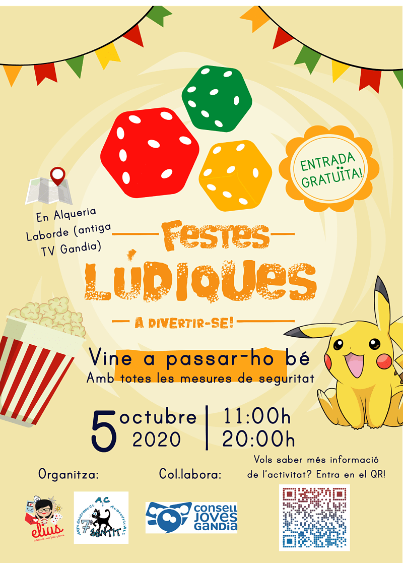 Fiestas Lúdicas, un día para divertirse. 2 fiestas ludicas gandia