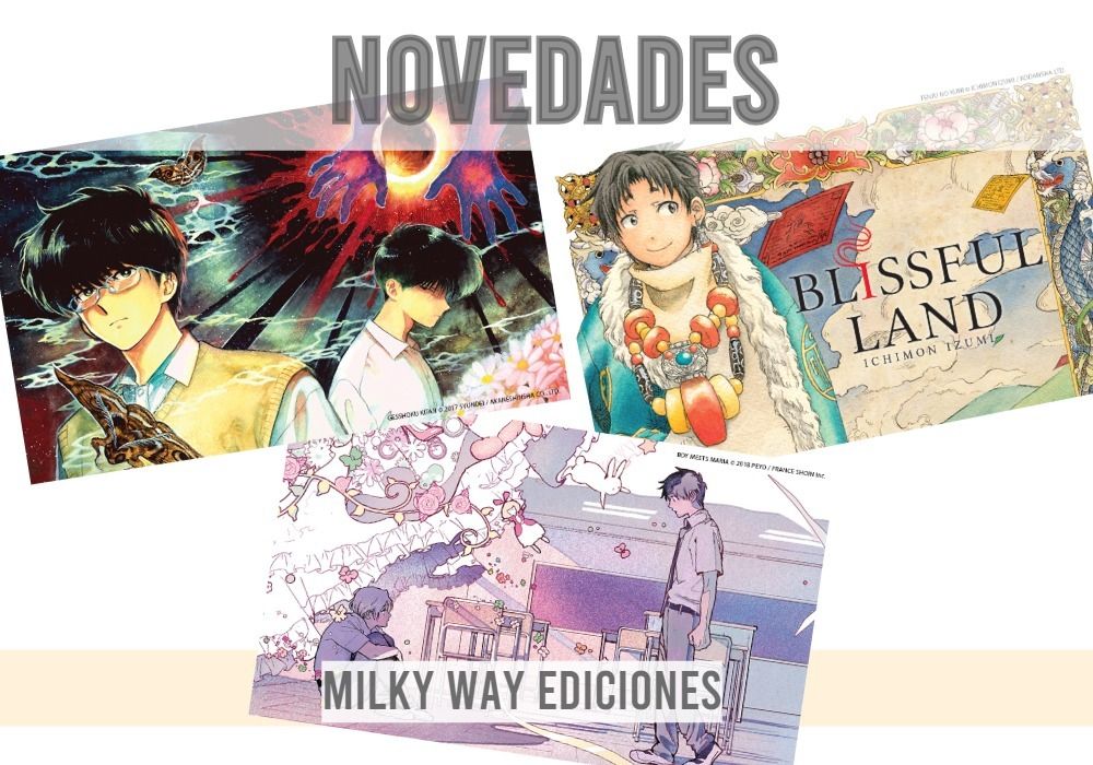 Nuevas licencias de Milky Way Ediciones: Blissful Land, Gesshoku Kitan y Boy meets Maria 1 Nuevas licencias de Milky Way Ediciones