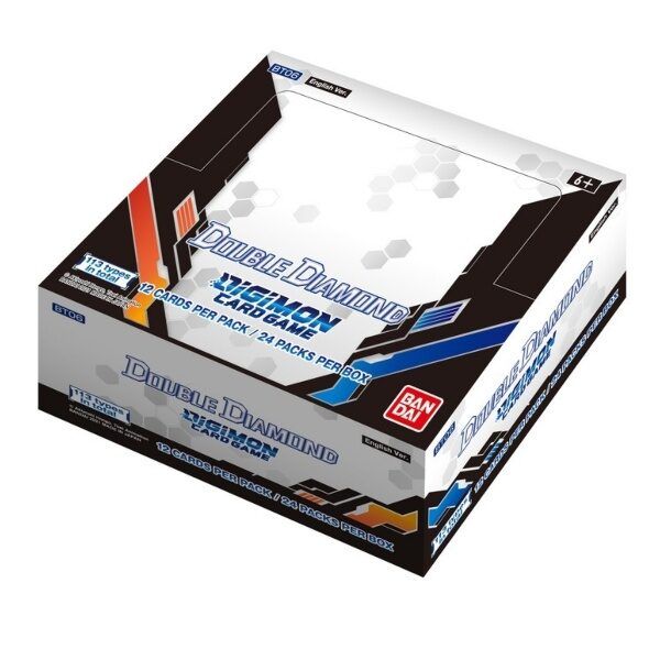 Digimon Caja Sobres Double Diamond BT06 (Booster Box Digimon INGLÉS)
