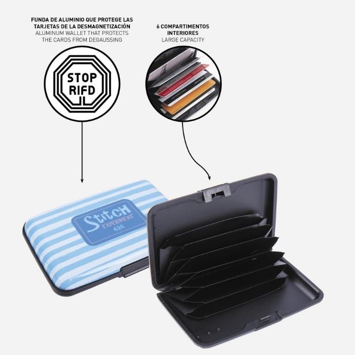 Cartera Stitch Disney Rígida (Tarjetero) 2 Cartera Stitch Disney Rígida (Tarjetero) - Imagen 2