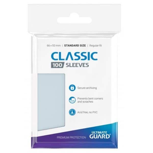Fundas Cartas Económicas 66mm x 93mm Ultimate Guard (100 unidades)