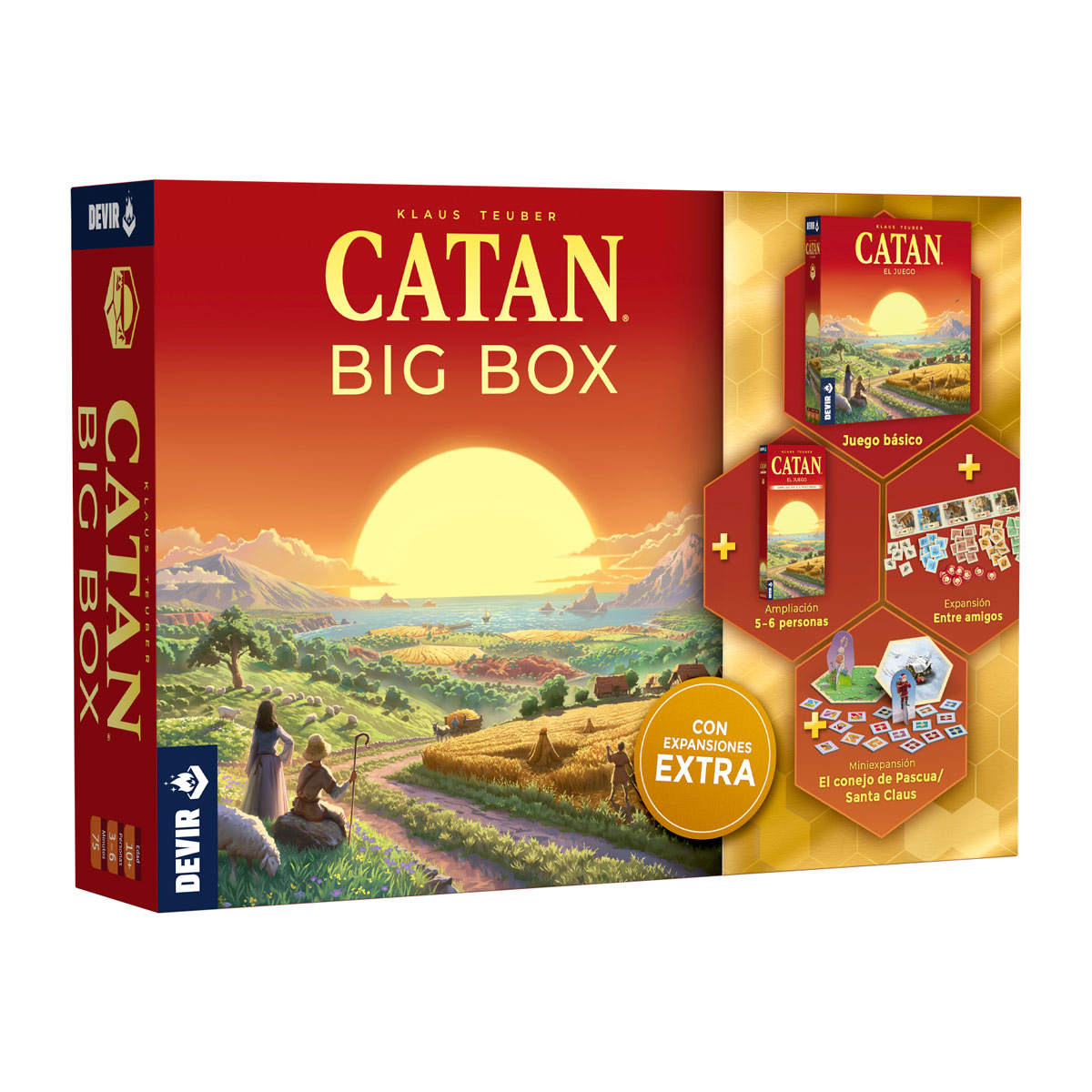 Catan Big Box Juego de Mesa