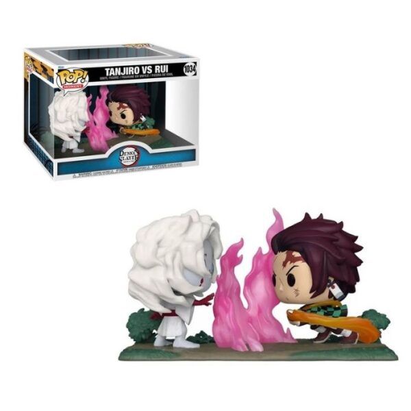 Funko Pop Moment Kimetsu no yaiba Tanjiro VS Rui