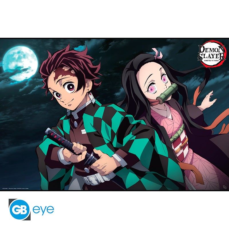 Poster Kimetsu no Yaiba 2 Tanjiro y Nezuko