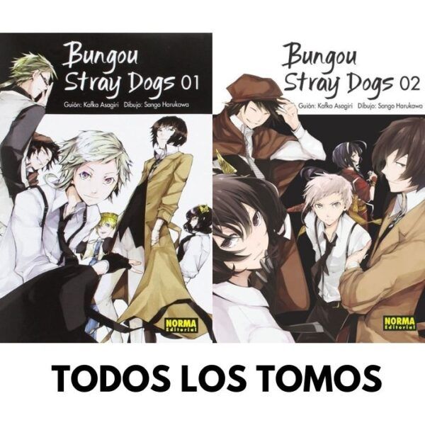 Manga Bungou Stray Dogs Todos los Tomos
