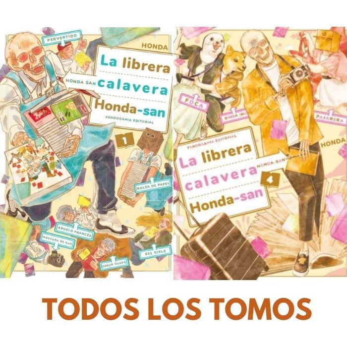 Manga La Librera Calavera Honda-san