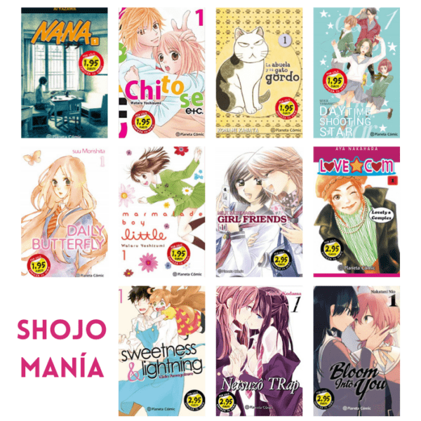Shojo Manía (Mangas Tomo 1 a 1,95€)