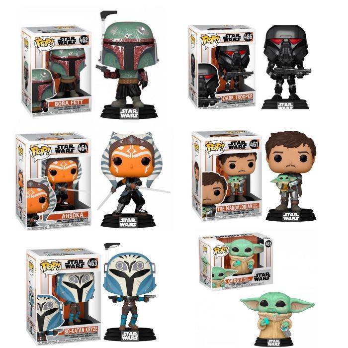 Funko POP The Mandalorian Diferentes diseños a elegir 1 Funko POP The Mandalorian Diferentes diseños a elegir