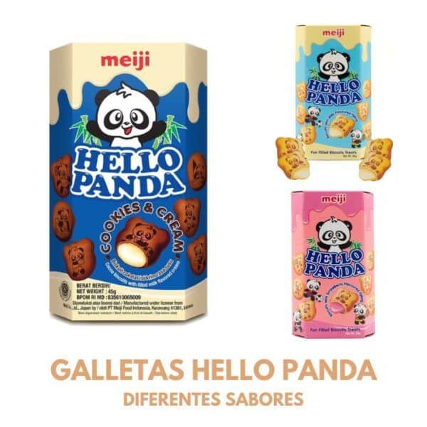 Galletas Hello Panda Diferentes Sabores