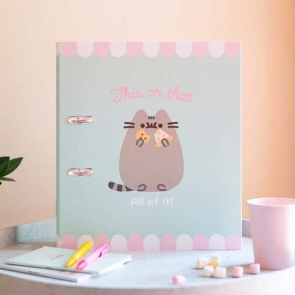 Archivador Pusheen con compresor