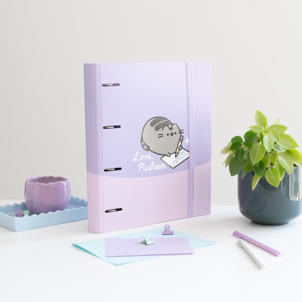 Carpeta Pusheen 4 anillas