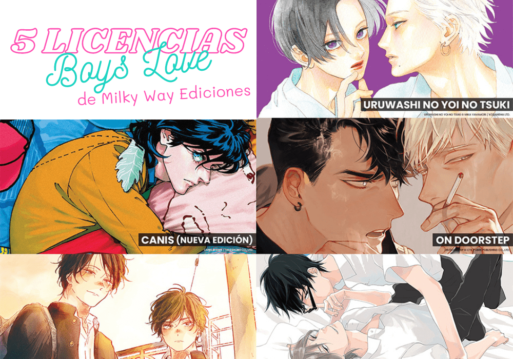 5 nuevas licencias Boys Love de Milky Way Ediciones