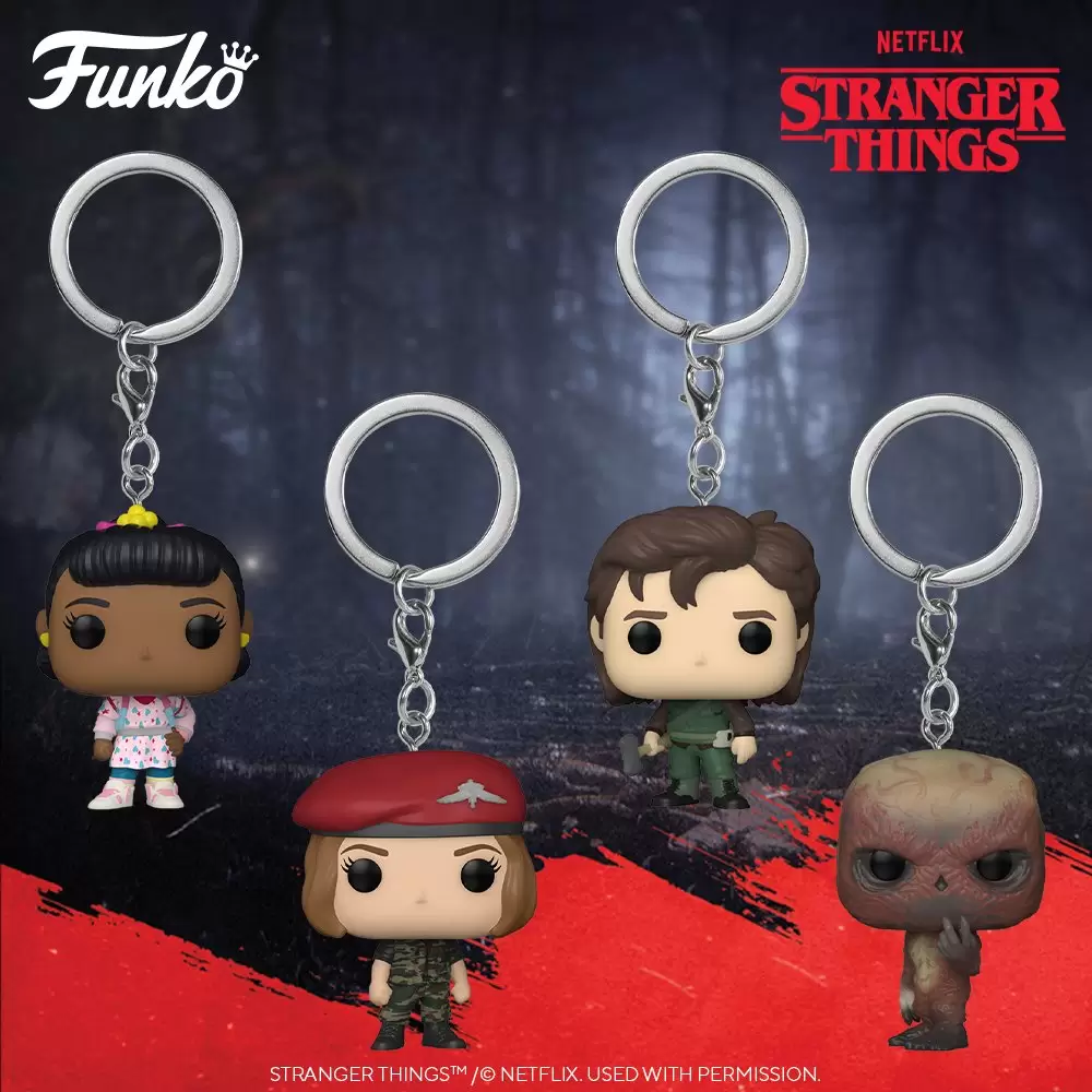 Llavero Funko Stranger Things Diferentes personajes a elegir
