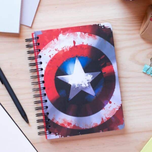Cuaderno Marvel Capitan América A5