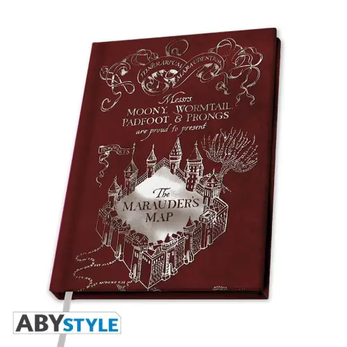 Cuaderno Harry Potter Mapa Merodeador