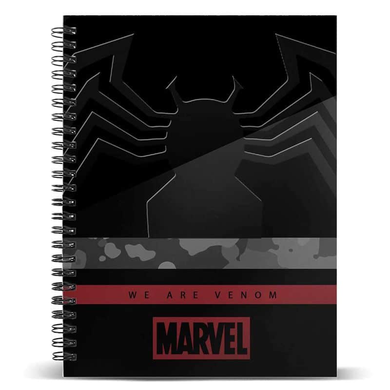 Cuaderno Venom Marvel A4 1 Cuaderno Venom Marvel