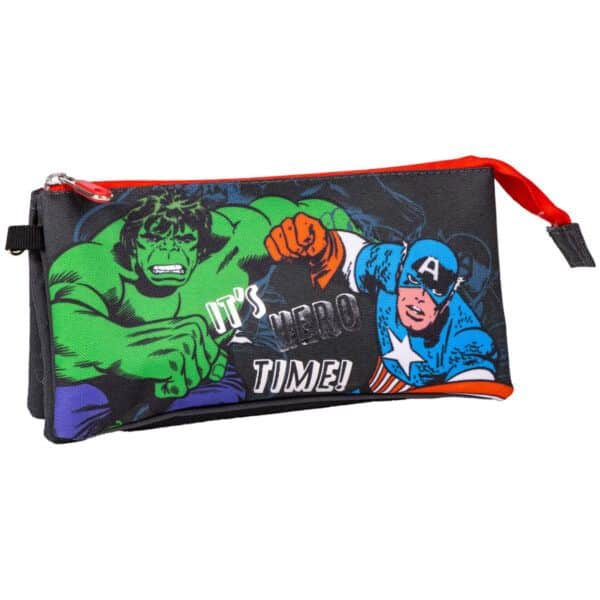 Estuche Capitán América Hulk Spiderman