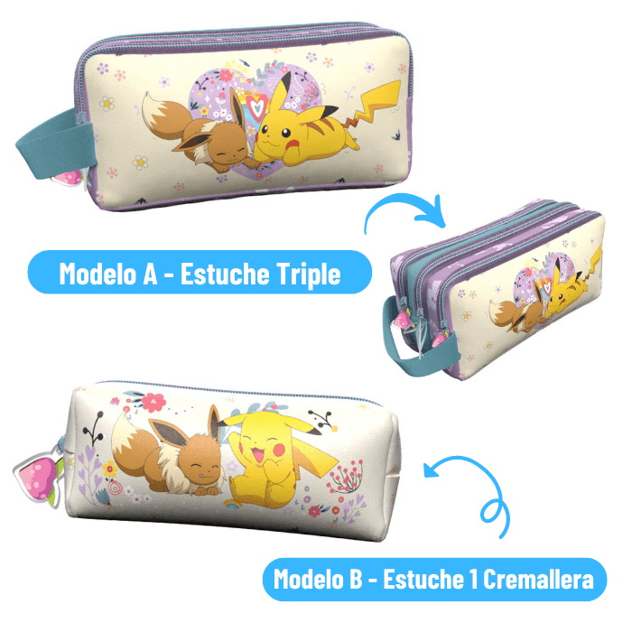Estuche Pokemon Pikachu