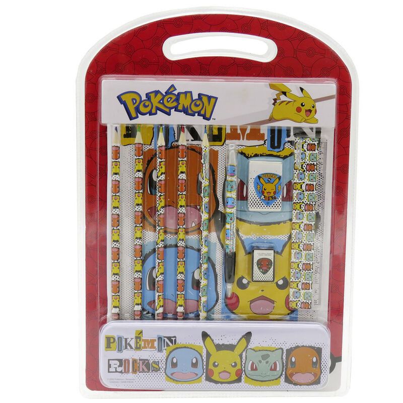 Set Papelería Pokémon 1 Set Papelería Pokémon