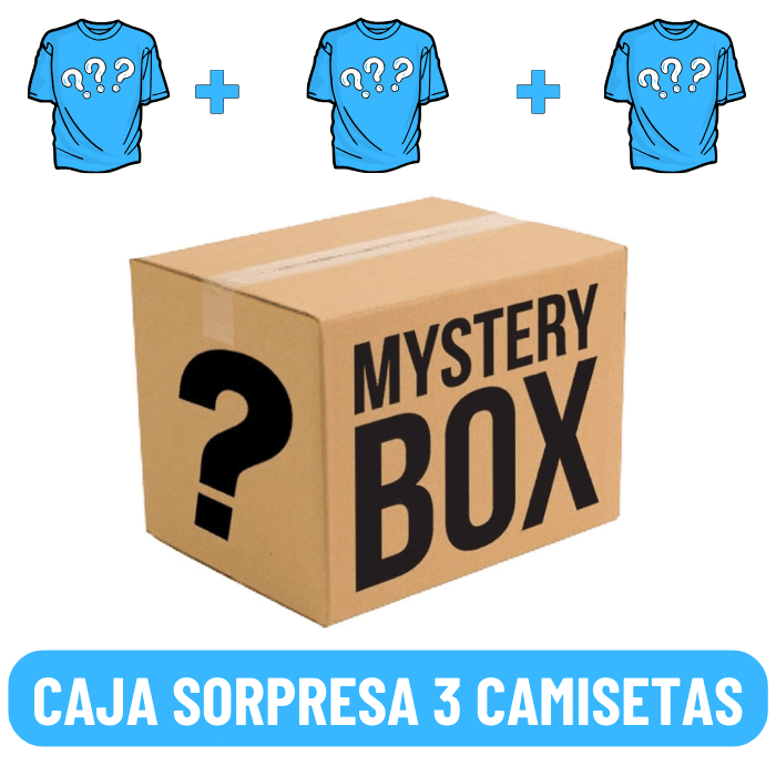 Caja 3 Camisetas Frikis Sorpresa