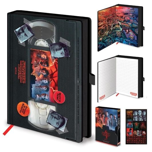 Cuaderno Stranger Things Premium VHS A5