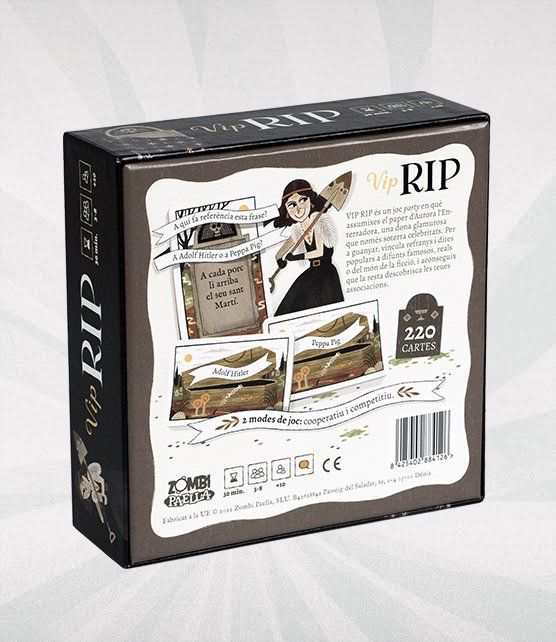 VIP RIP Juego de Cartas ZombiPaella 4 VIP RIP Juego de Cartas ZombiPaella - Imagen 4