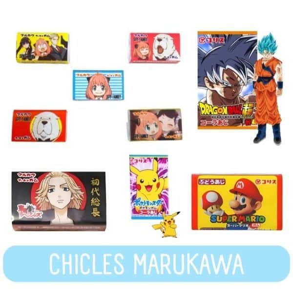 Chicle Marukawa Diferentes diseños a elegir