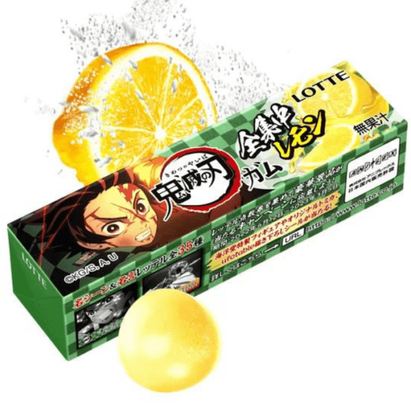 Caramelos Lotte Kimetsu no Yaiba Limón