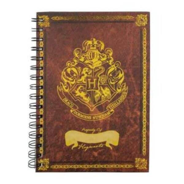 Cuaderno Harry Potter Hogwarts Anillas A5