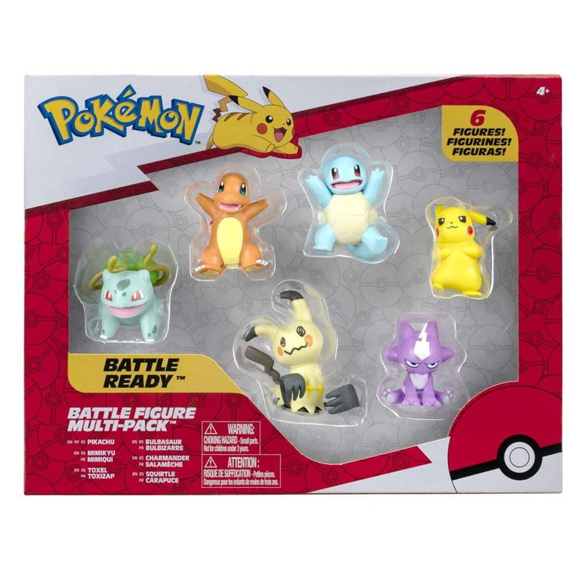 Pack 6 Figuras Pokemon Jazwares