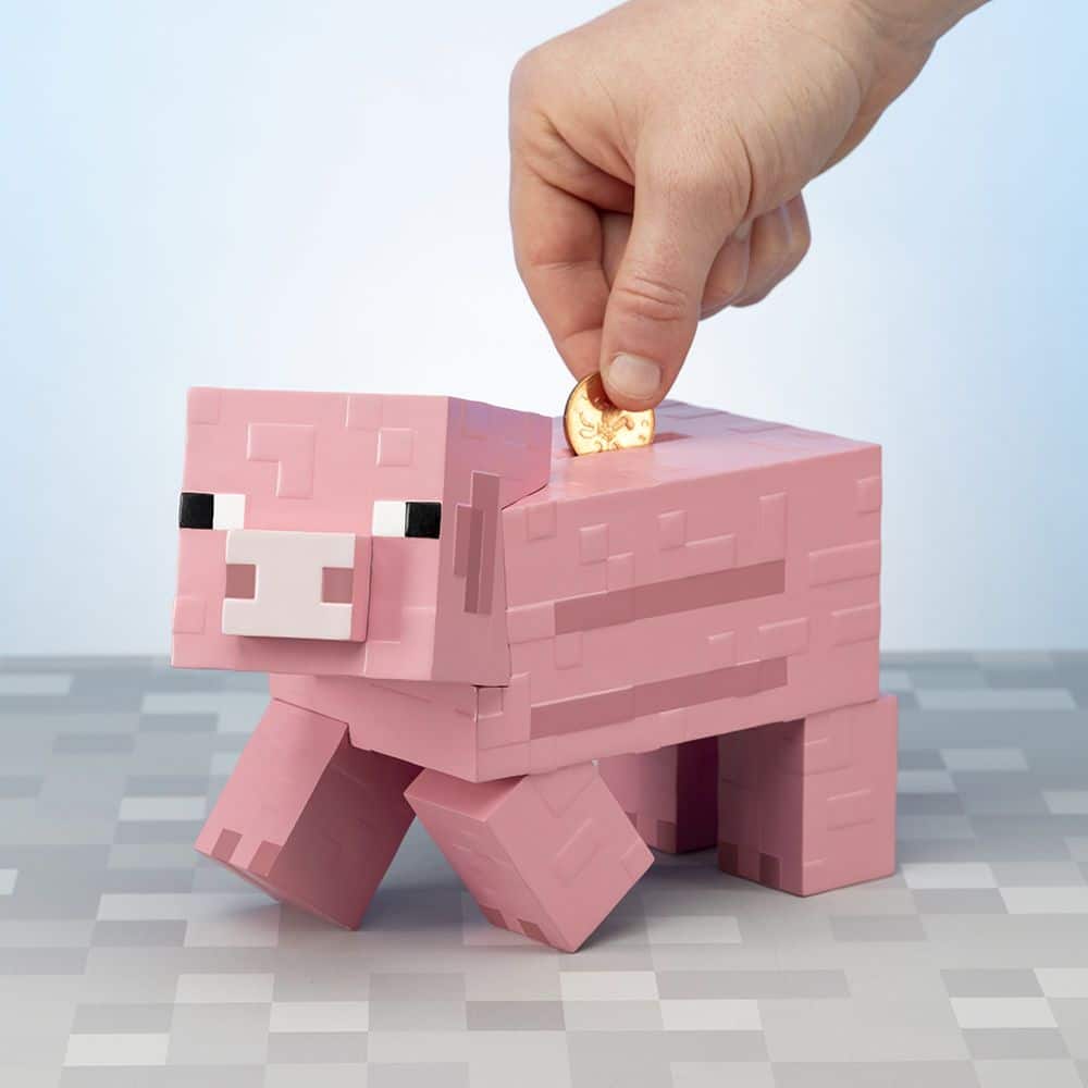 Hucha Minecraft Cerdito  ELIUS - Huchas Originales