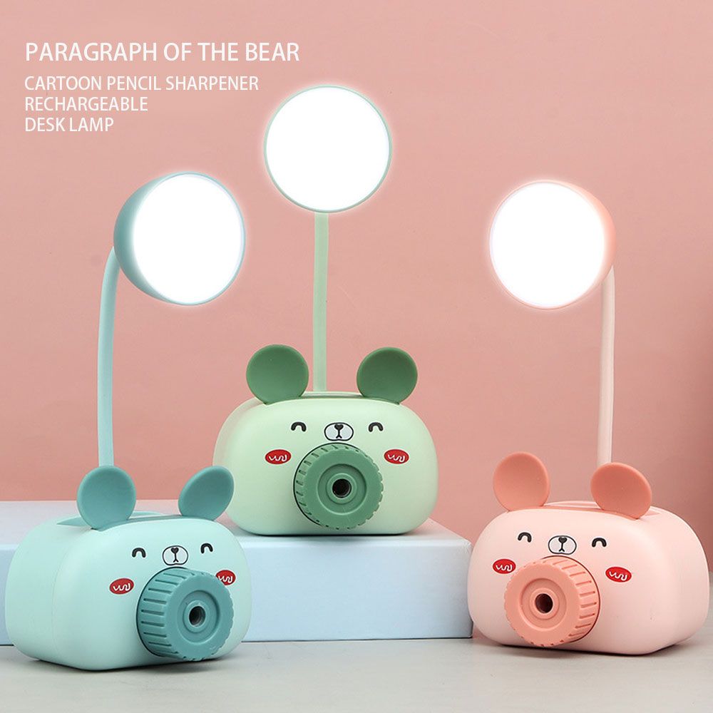 Lampara Kawaii Sacapuntas Portalapices