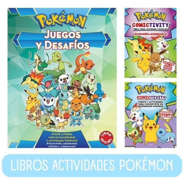 Libros Pokémon Actividades