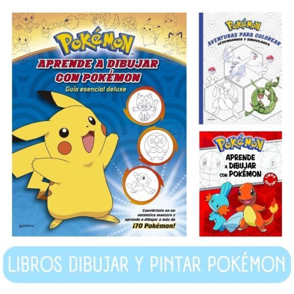 Libros Dibujar y Colorear Pokémon