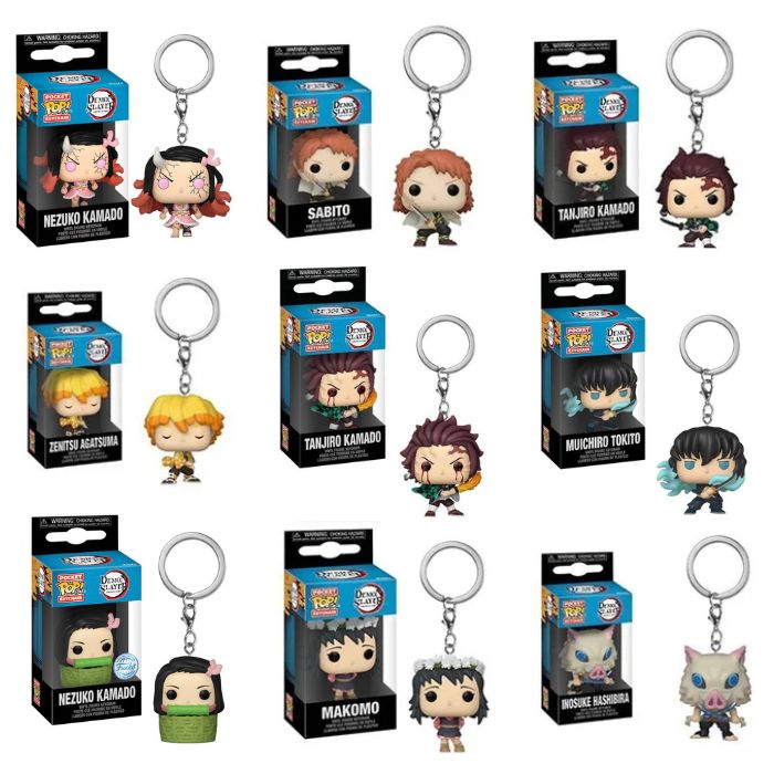 Llavero Funko Demon Slayer Diferentes diseños a elegir