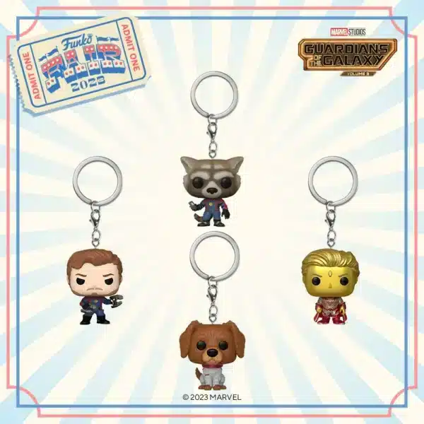 Llavero Funko Guardianes de la Galaxia Diferentes diseños a elegir