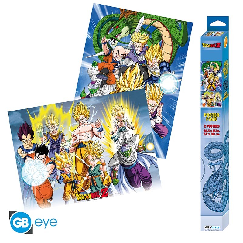 Set 2 Pósters Dragon Ball 52x38cm 1 Set 2 Pósters Dragon Ball 52x38cm