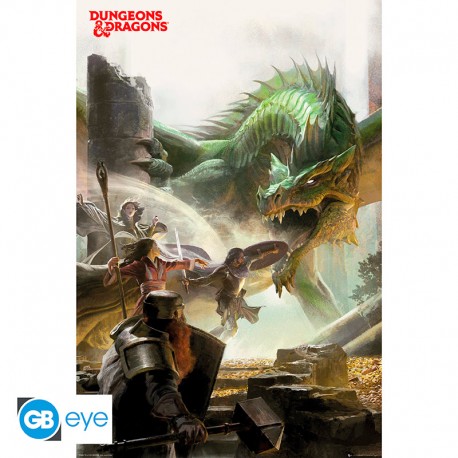 Poster Dragones y Mazmorras 91.5 x 61cm